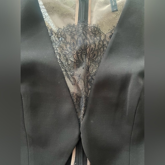 BCBG Black Jumpsuit with Lace detail - Picture 5 of 13